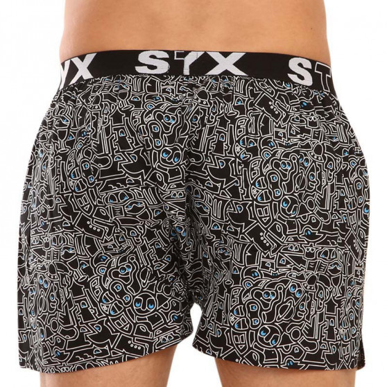 Styx Miesten bokserishortsit taide urheilu kumi doodle (B1256)