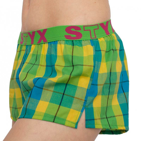 3PACK Styx naisten bokserishortsit urheilu elastinen monivärinen monivärinen (T8132628)