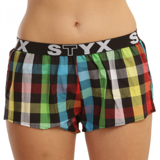 3PACK Styx naisten bokserishortsit urheilu elastinen monivärinen monivärinen (T8132628)