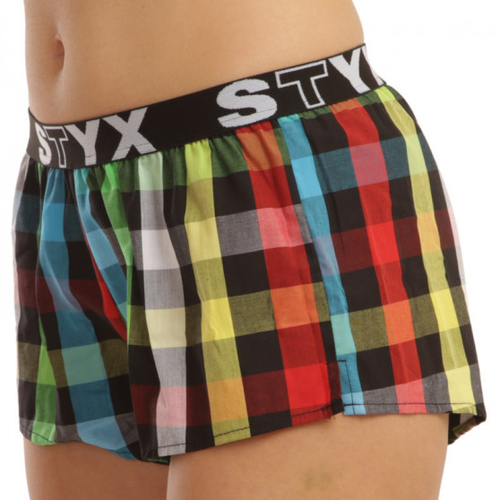 3PACK Styx naisten bokserishortsit urheilu elastinen monivärinen monivärinen (T8132628)