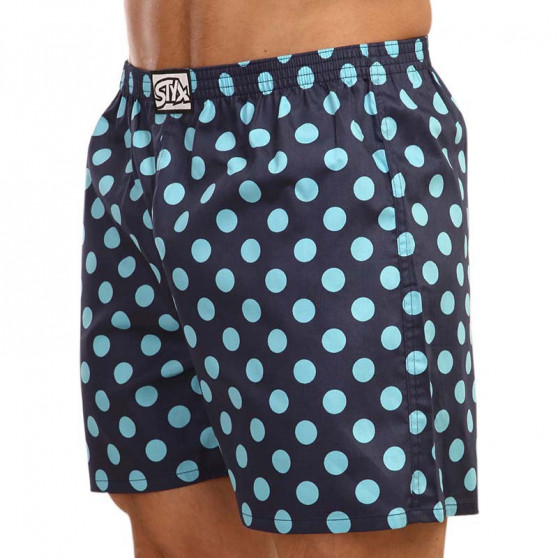 Styx Miesten unibokserishortsit polka dots (DTP1053)