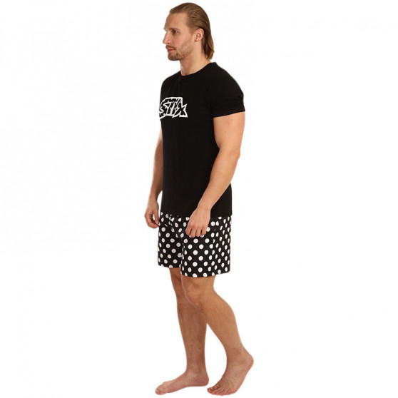 Styx Miesten pyjama polka dots (PKP1055)