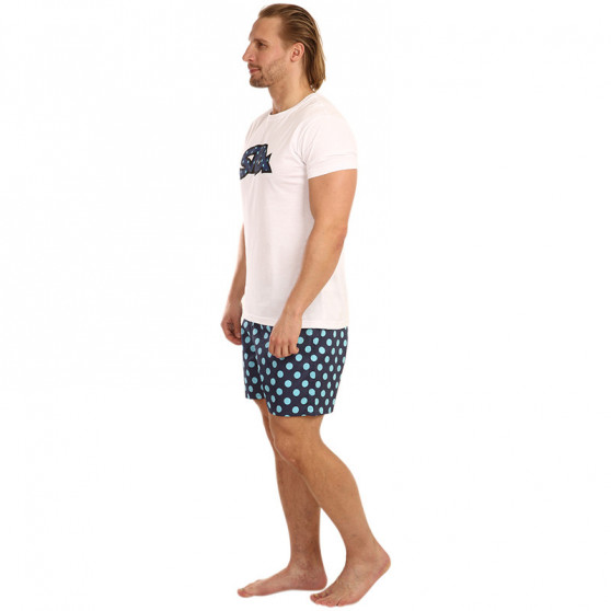 Styx Miesten pyjama polka dots (PKP1053)