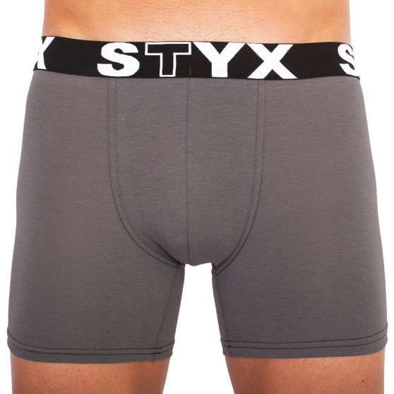 3PACK Styx miesten bokserit shortsit pitkät urheilu elastinen monivärinen (U9626763)