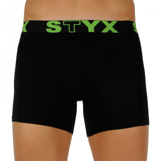 3PACK Styx miesten bokserit shortsit pitkät urheilu elastinen monivärinen (U9626763)