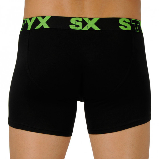 3PACK Styx miesten bokserit shortsit pitkät urheilu elastinen monivärinen (U9626763)