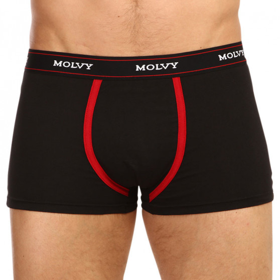 2PACK Molvy Miesten bokserit mustat (KP-082-BEU)