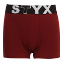 Styx Lasten boxershortsit sport kumia viininpunainen (GJ1060)