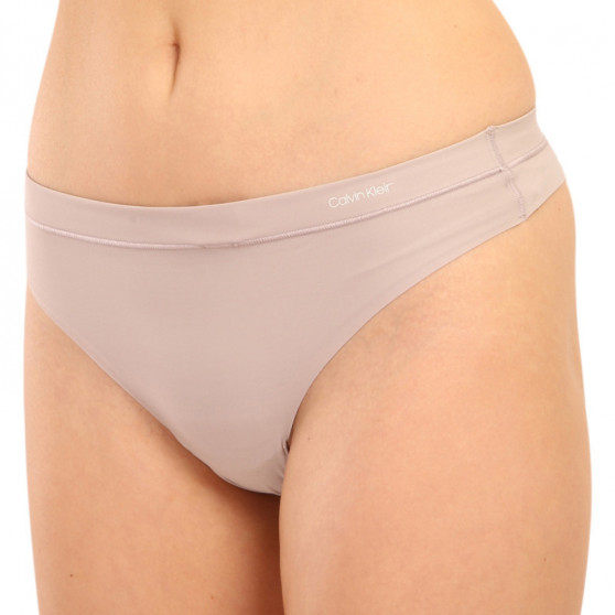 Calvin Klein Naisten stringit beige (QF4844E-SVR)