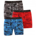 3PACK Under Armour miesten bokserit moniväriset shortsit moniväriset (1363615 011)