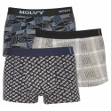 3PACK Molvy miesten bokserit moniväriset shortsit moniväriset (MP-10272833-BEU)