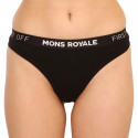 Mons Royale Naisten stringit merino musta (100311-1015-001)