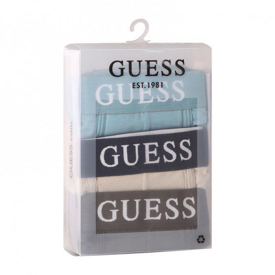 3PACK Guess miesten bokserit moniväriset shortsit moniväriset (U2RG00K6YW1 - F12Z)