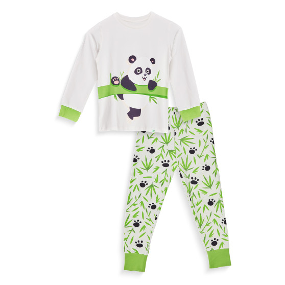 Dedoles Iloinen lasten pyjama Panda ja bambu (D-K-SW-KP-C-C-1443)