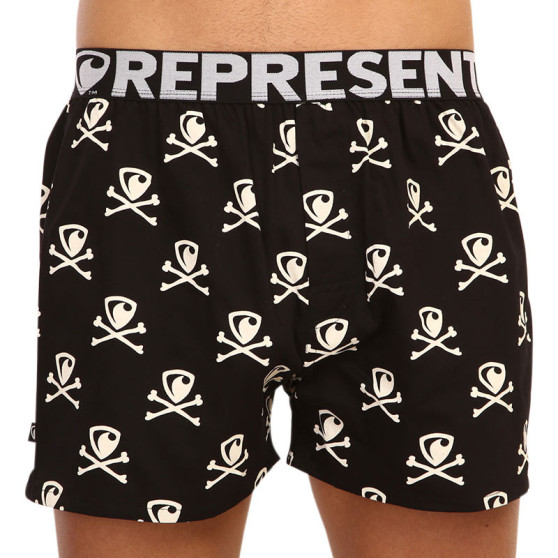 Represent Miesten bokserishortsit yksinoikeudella Mike Jolly Roger