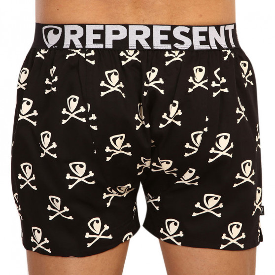 Represent Miesten bokserishortsit yksinoikeudella Mike Jolly Roger