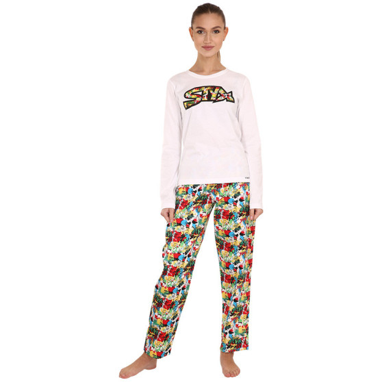 Styx Naisten pyjama emoji (PDD954)