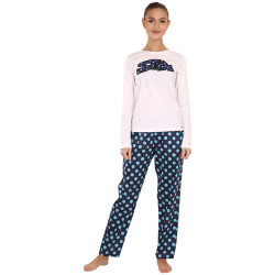 Styx Naisten pyjama polka dots (PDD1053)