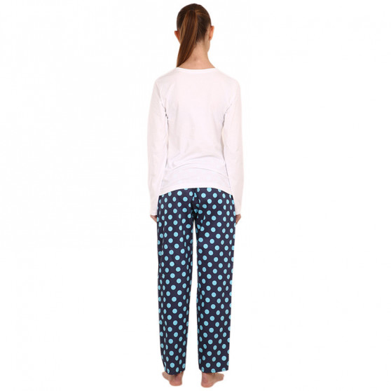 Styx Naisten pyjama polka dots (PDD1053)