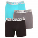 3PACK Calvin Klein miesten bokserit moniväriset shortsit moniväriset (NB3131A-13C)