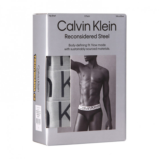 3PACK Calvin Klein miesten alushousut musta (NB3073A-7V1)