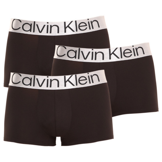 3PACK Calvin Klein miesten bokserit mustat (NB3074A-7V1)