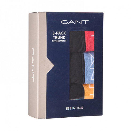 3PACK Gant miesten bokserit mustat (902213003-005)