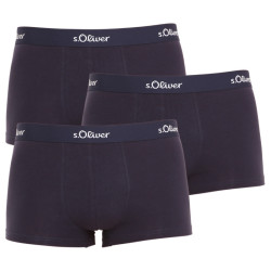 3PACK miesten bokserit S.Oliver tummansiniset bokserit (JH-34H-18617715)