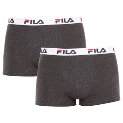 2PACK Fila miesten bokserit harmaat (FU5016/2-248)