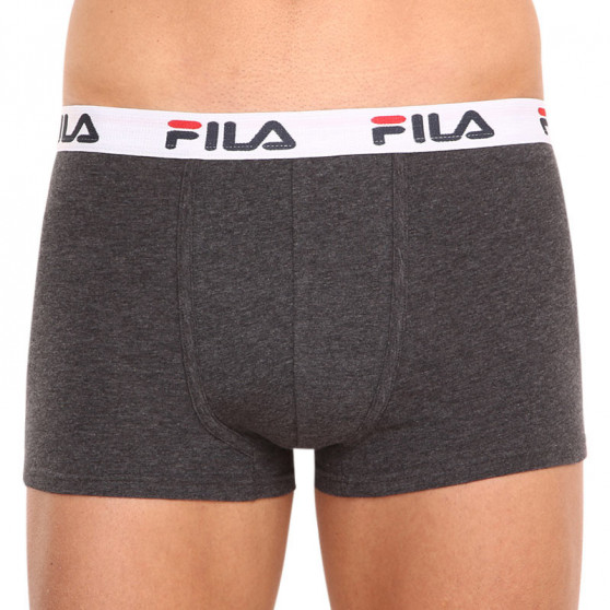 2PACK Fila miesten bokserit harmaat (FU5016/2-248)