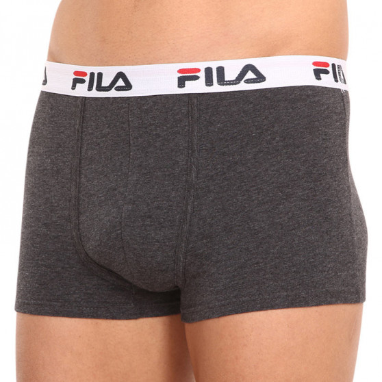 2PACK Fila miesten bokserit harmaat (FU5016/2-248)