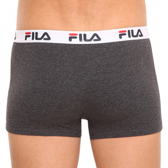 2PACK Fila miesten bokserit harmaat (FU5016/2-248)