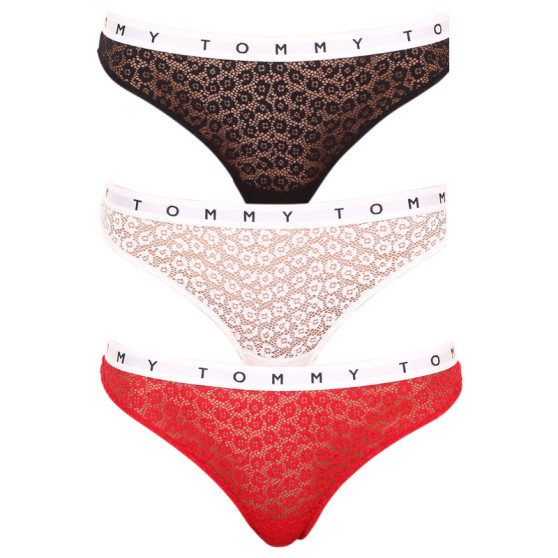 3PACK Tommy Hilfiger naisten stringit moniväriset (UW0UW02524 0X0)