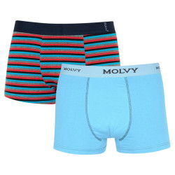 2PACK Molvy Miesten bokserit moniväriset shortsit moniväriset (2MP-305-BEU)