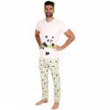 Dedoles Iloinen miesten pyjama Panda ja bambu (D-M-SW-MP-C-C-1443)