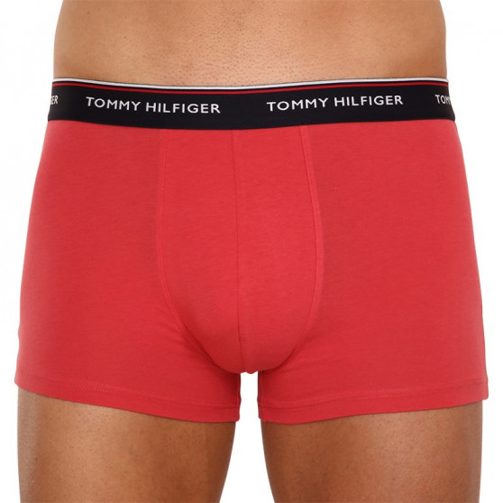 3PACK Tommy Hilfiger miesten bokserit moniväriset shortsit moniväriset (1U87903842 0TU)