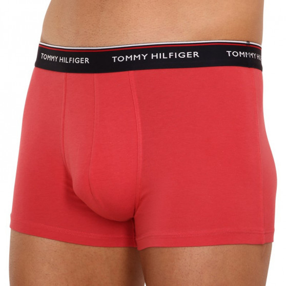 3PACK Tommy Hilfiger miesten bokserit moniväriset shortsit moniväriset (1U87903842 0TU)