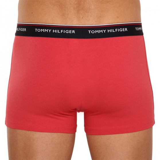 3PACK Tommy Hilfiger miesten bokserit moniväriset shortsit moniväriset (1U87903842 0TU)