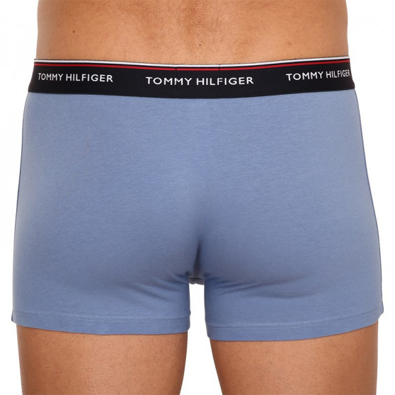 3PACK Tommy Hilfiger miesten bokserit moniväriset shortsit moniväriset (1U87903842 0TU)