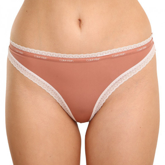 3PACK Calvin Klein naisten stringit moniväriset (QD3802E-147)