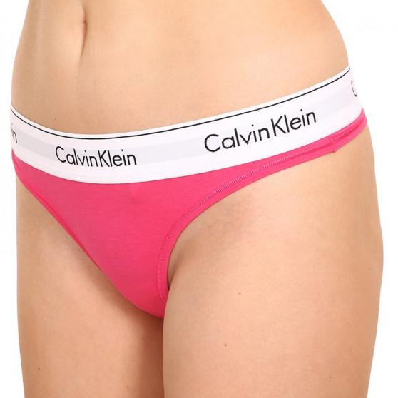 Calvin Klein Naisten stringit vaaleanpunainen (F3786E-VGY)