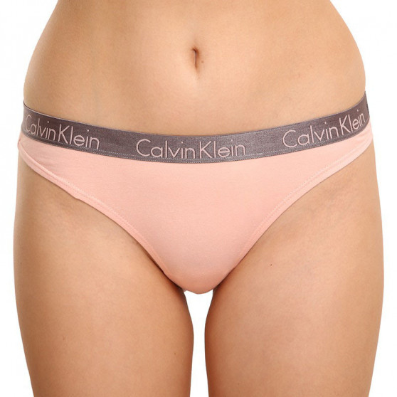 3PACK Calvin Klein naisten stringit moniväriset (QD3560E-1CZ)