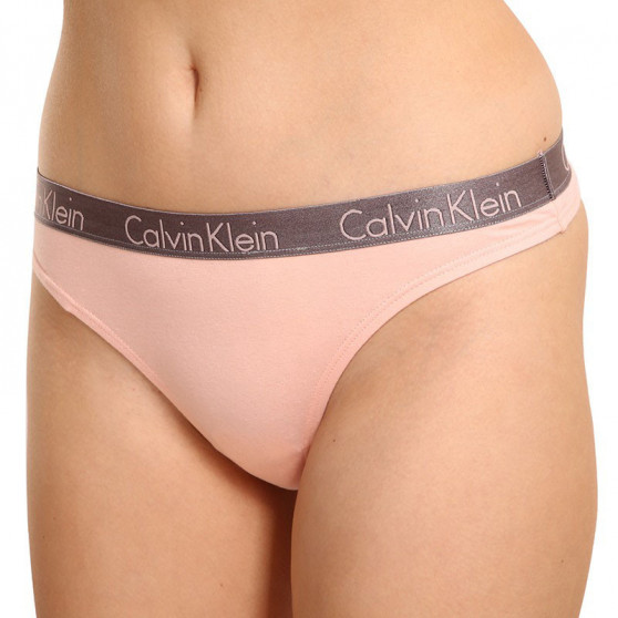 3PACK Calvin Klein naisten stringit moniväriset (QD3560E-1CZ)