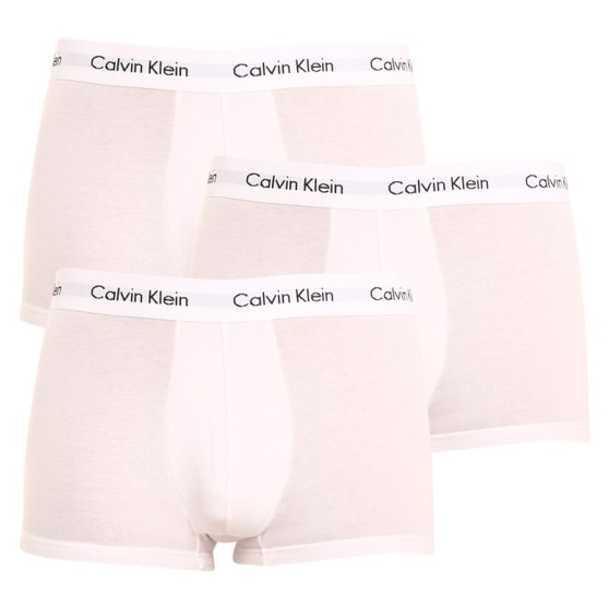 3PACK Calvin Klein miesten bokserit valkoiset (U2664G-100)