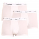 3PACK Calvin Klein miesten bokserit valkoiset (U2664G-100)