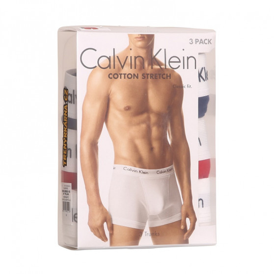 3PACK Calvin Klein miesten bokserit moniväriset shortsit moniväriset (U2662G-i03)