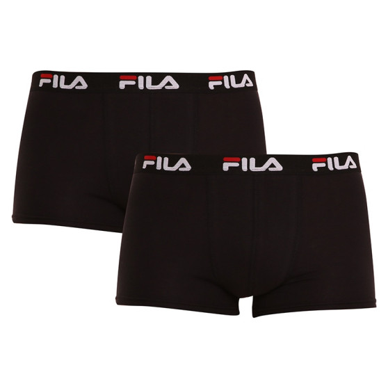 2PACK Fila miesten bokserit mustat (FU5141/2-200)