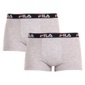 2PACK Fila miesten bokserit harmaat (FU5142/2-400)