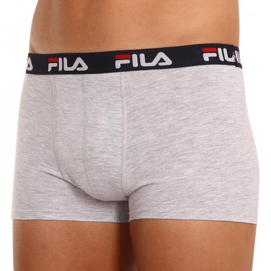 2PACK Fila miesten bokserit harmaat (FU5142/2-400)