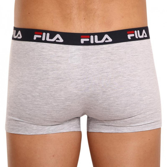 2PACK Fila miesten bokserit harmaat (FU5142/2-400)